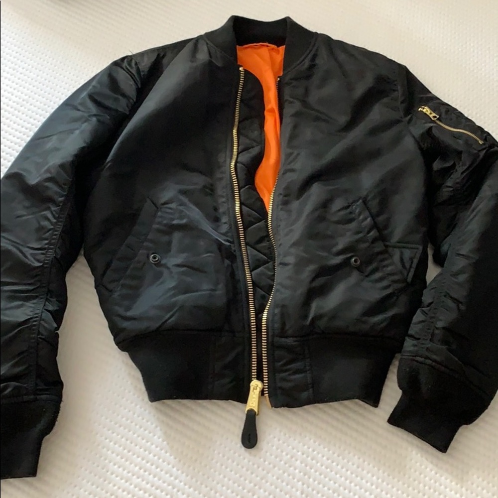 Black Bomber Jacket